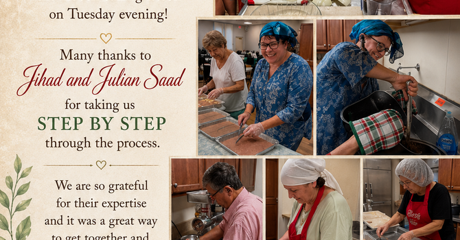 Getting Ready for Our Annual Dinner! image