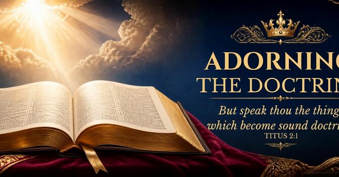Adorning the Doctrine