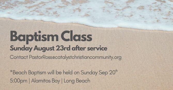 Baptism Class