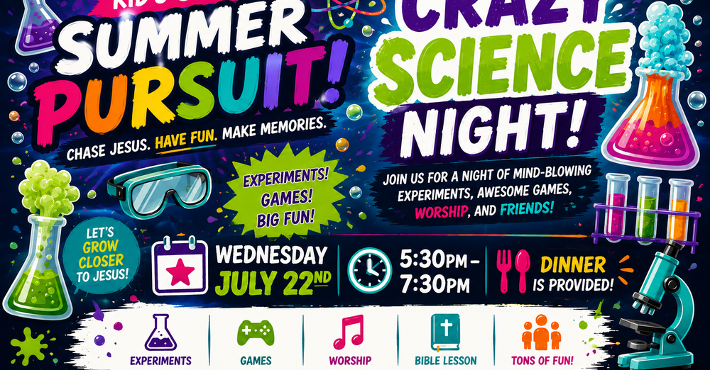 Summer Pursuit: Crazy Science Night! 