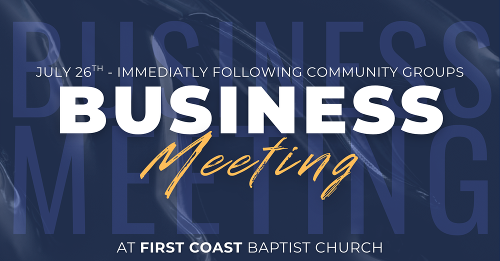 Church Business Meeting