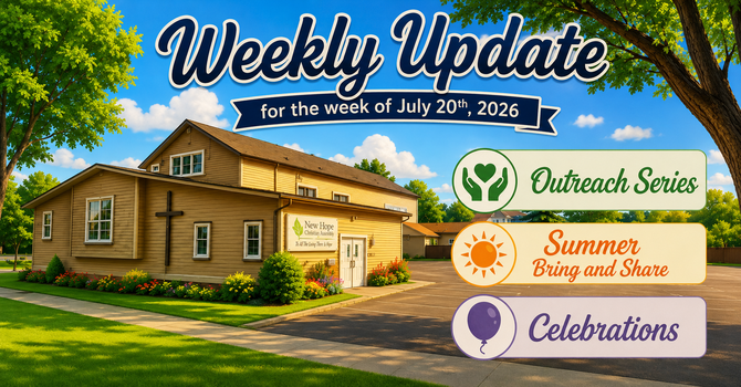 Weekly Update, July 20, 2026