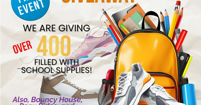 Annual Backpack and Sneaker Giveaway