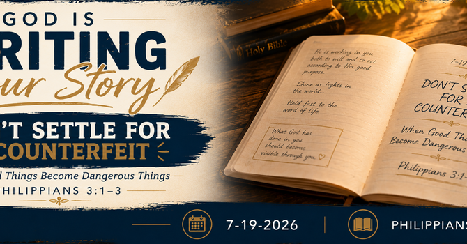 Philippians 3:1-3 Don't Settle For A Counterfeit