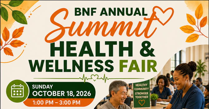 BNF Annual Summit Health and Wellness Fair