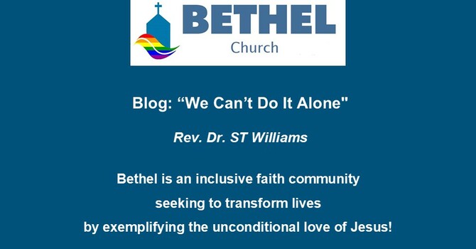 We Can't Do It Alone image