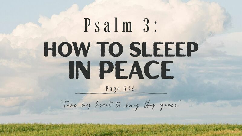 How to Sleep in Peace