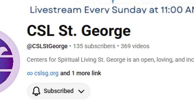Livestream of Sunday Celebration