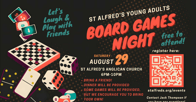 Young Adults Board Games Night