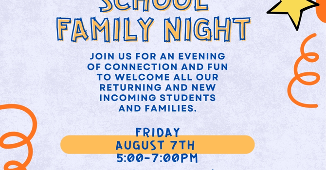 Back To School Family Night