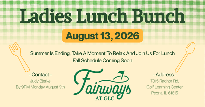 Ladies Lunch Bunch - August 2026