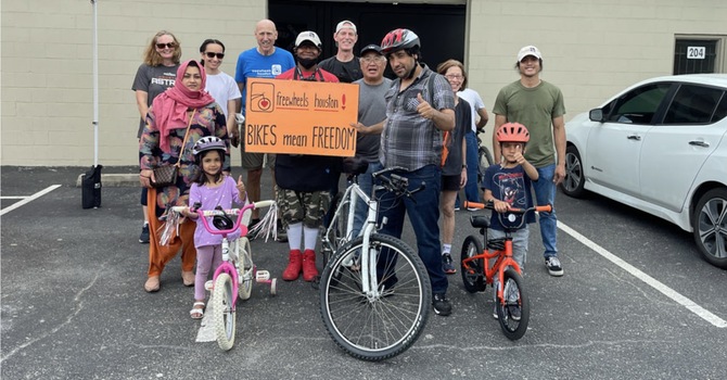 Freewheels Houston Volunteering