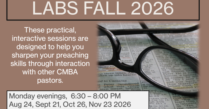 CMBA Preaching Lab