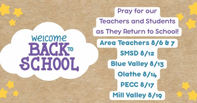 Back to School Prayer Requests image