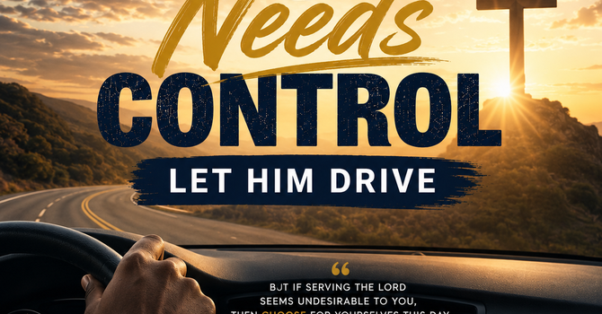 God Needs Control: Let Him Drive image