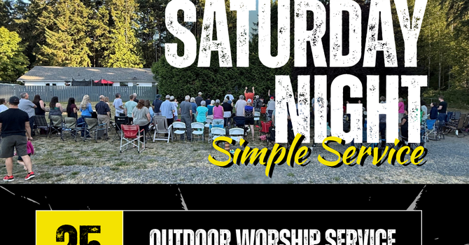 Saturday 'Simple Service' - July 25th @ 6PM image
