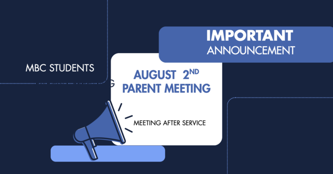 MBC Students Parent Meeting