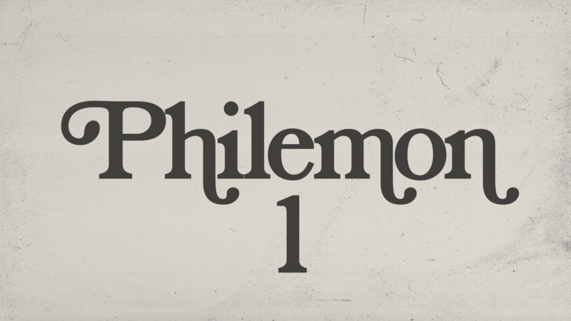 Philemon 1