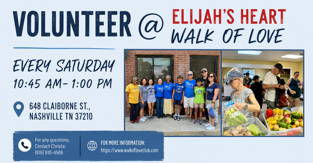Elijah's Heart: Walk of Love 