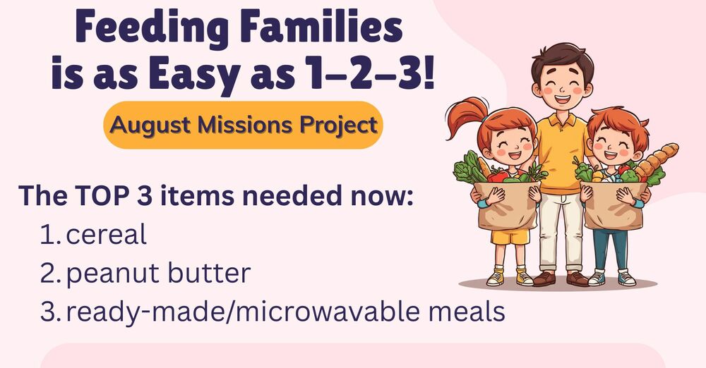 August Missions Project - TOP 3 Food Drive