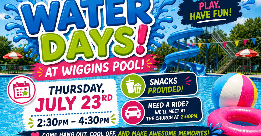 Water Days at Wiggins Pool!