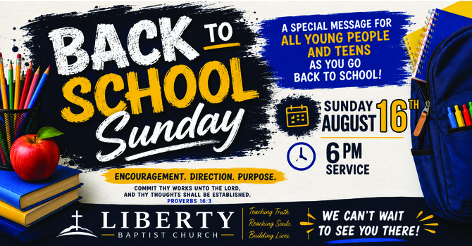 Back To School Sunday