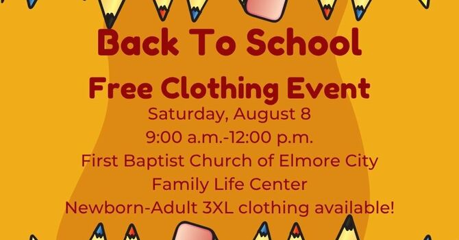 Back-to-School Free Clothing Event