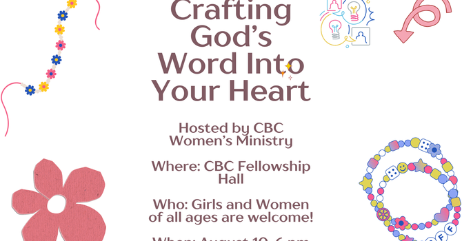 Crafting God's Word Into Your Heart