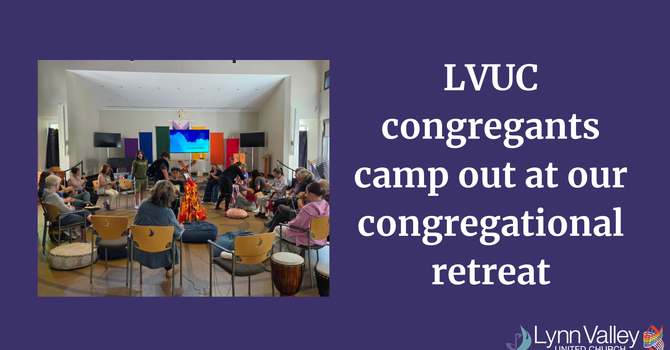 LVUC congregants camp out at our congregational retreat image