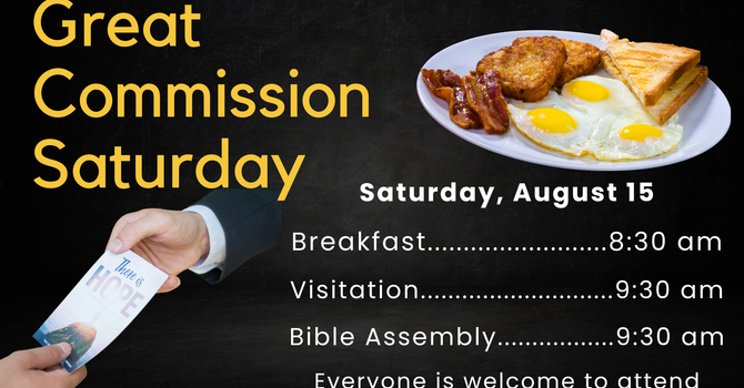 Great Commission Saturday