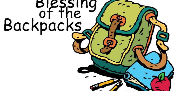 Blessing of Backpacks - New Hope UMC Preschool 