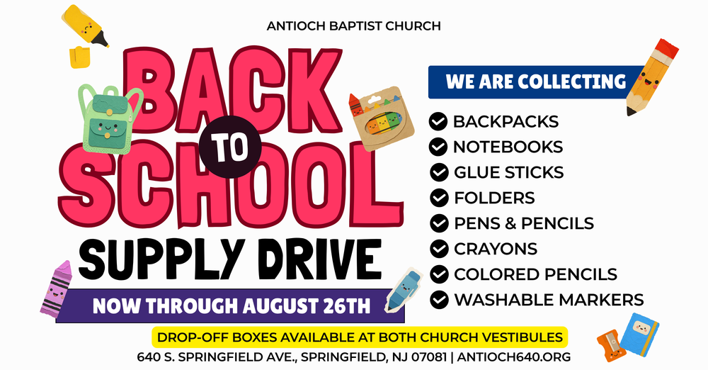 Back to School Supply Drive