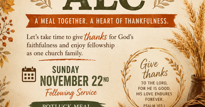 Thanksgiving At ALC