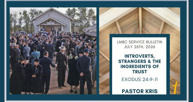 Bulletin for Sunday, July 26th, 2026