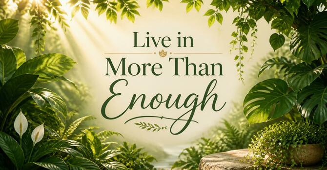 Live in More Than Enough image