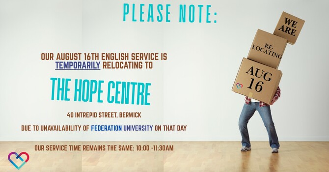 ENGLISH SERVICE AT HOPE CENTRE NOT FED. UNIVERSITY
