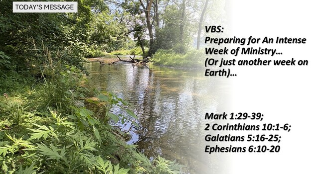 "VBS: Preparing for An Intense Week of Ministry"