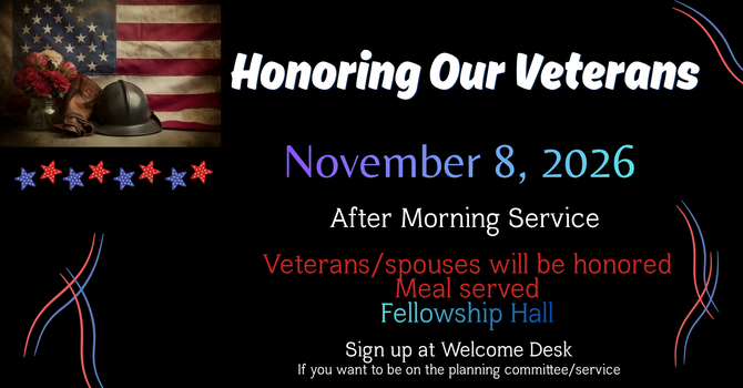 Honoring our Veterans