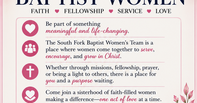 Join the Baptist Women! image