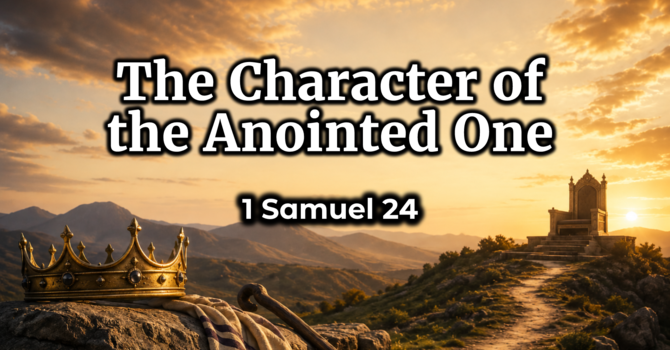 The Character of the Anointed One