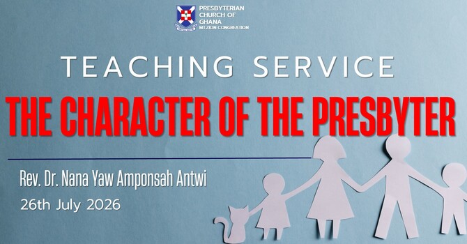 The Character Of The Presbyter
