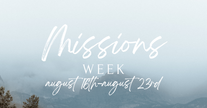 Missions Week 2026
