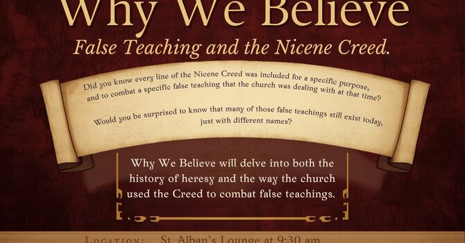Why We Believe
