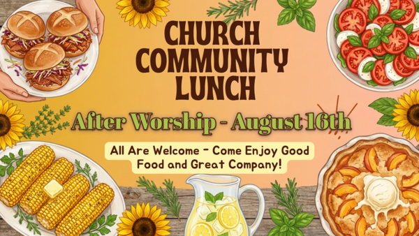 August's Church Community Lunch