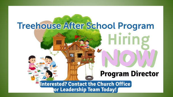 Hiring: Treehouse Afterschool Program Director 