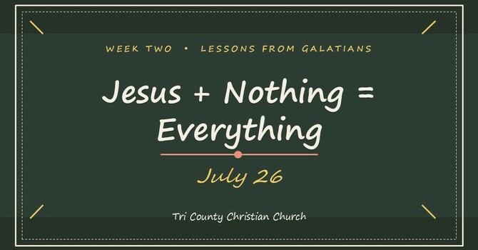 Jesus + Nothing = Everything