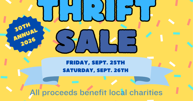 Thrift Sale 2026