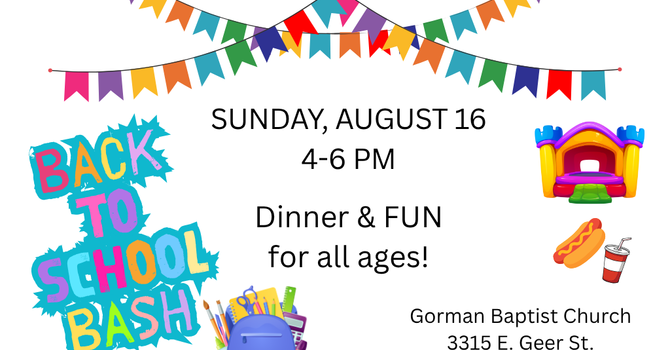 Back to School Bash
