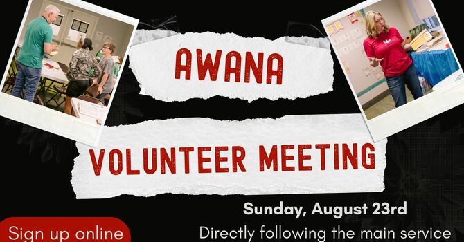 Awana Volunteer Meeting