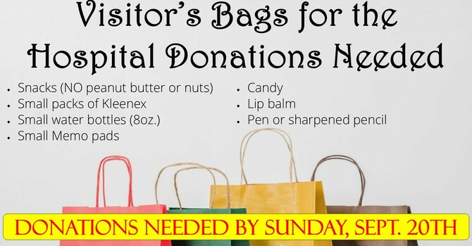 Visitor Bags for the Hospital